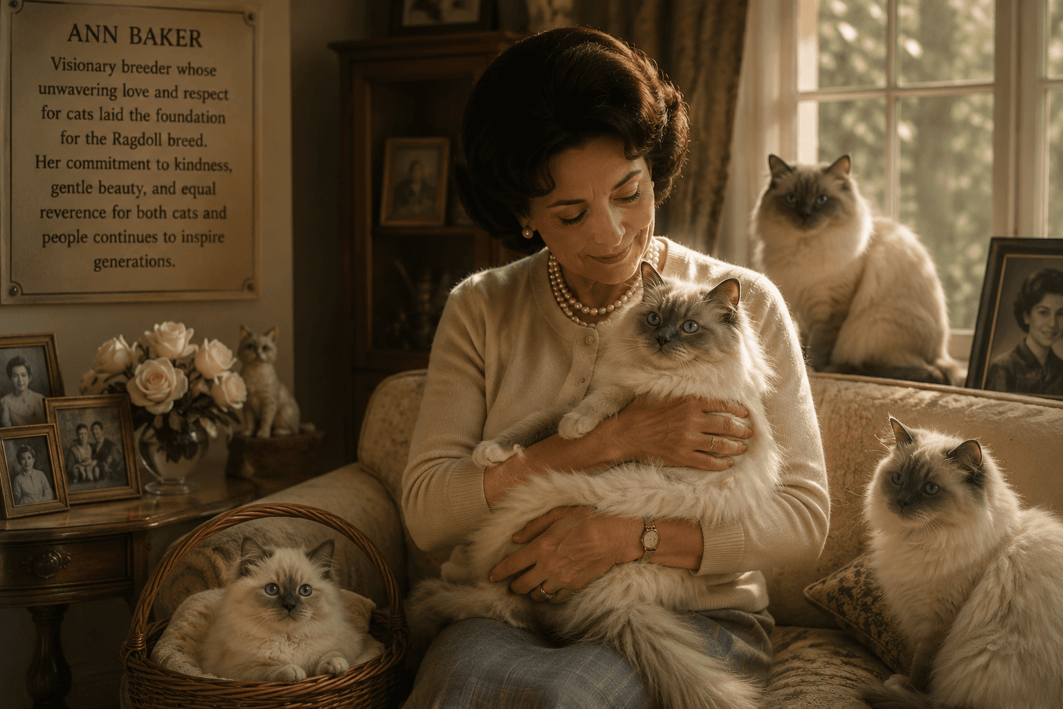 Ann Baker - oprichter Ragdoll